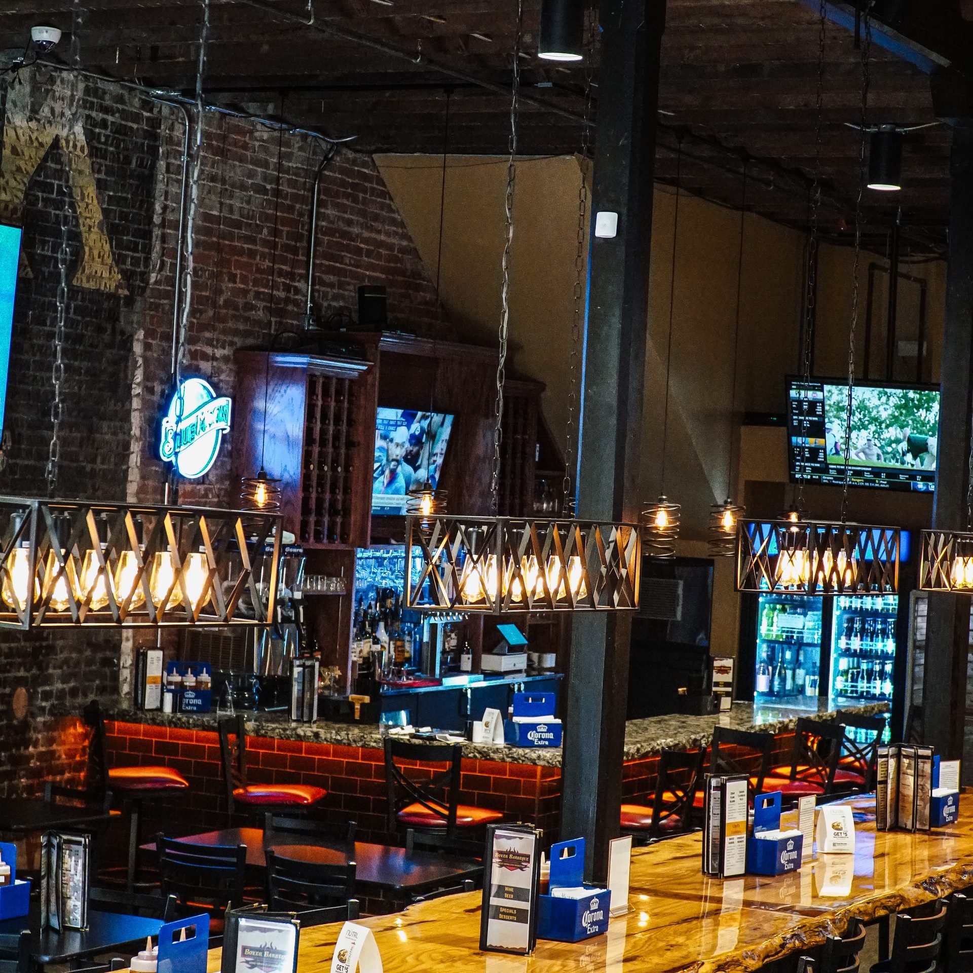 A real bar in a real building