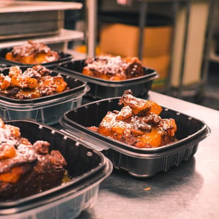 Caramel Apple Bread Pudding (Half)